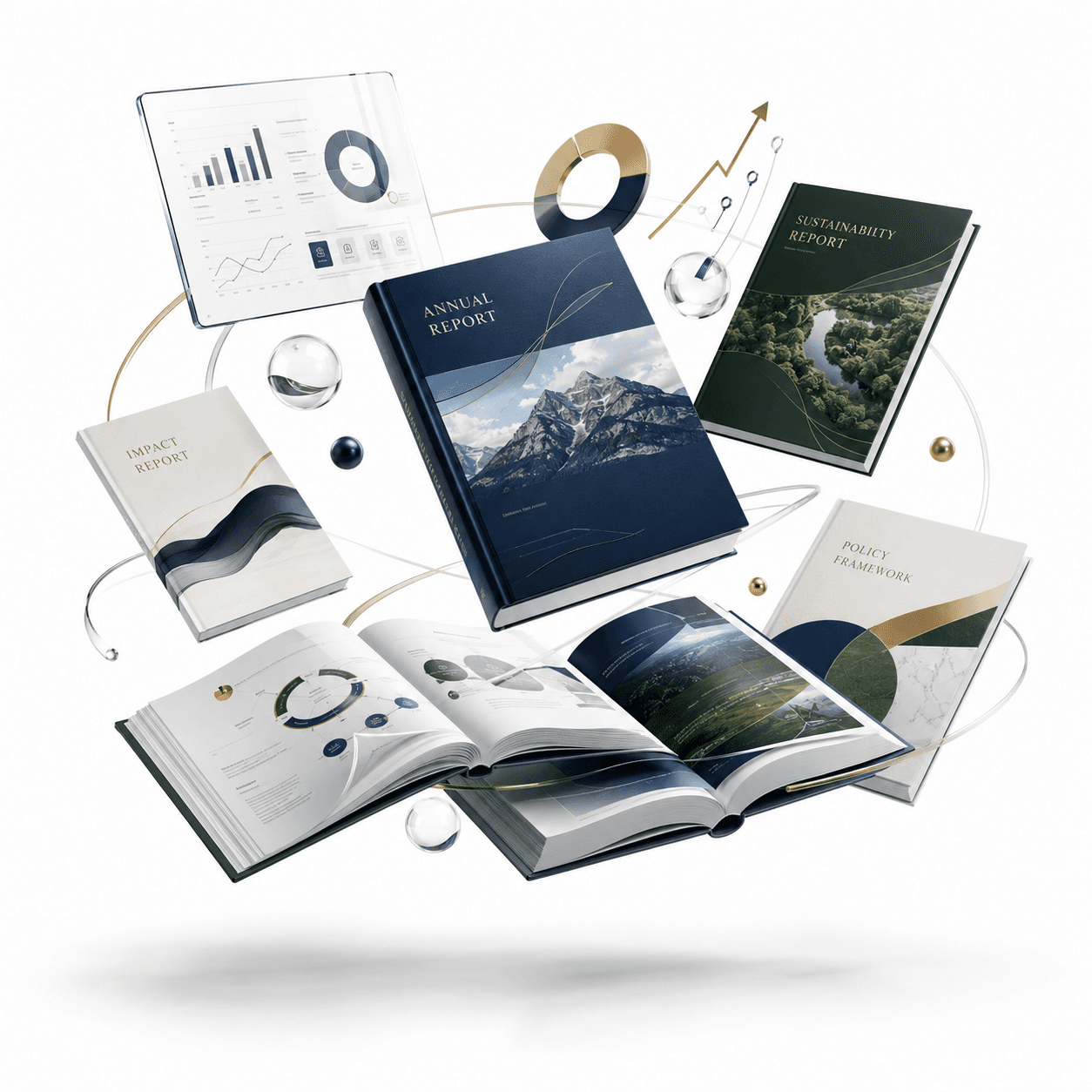 Reporting service illustration